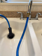 Drain King VIP2 Drain Unclogging Kit With Kitchen Sink Crossbar Adapter, 1.5 to 3 Inch