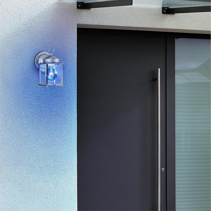 Westinghouse Lighting 0344520 25 Watt A19 Transparent Blue Color Light Bulb, Incandescent Party Bulb, Medium Base, 6 Pack