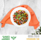 Urban Villa Halloween Flour Sack Kitchen Towels 27”x27” 12 Pack Orange Color Dish Towels 100% Cotton Flour Sack Kitchen Towels for Embroidery DIY Projects Cloth Diapers Cheese Strainers Dish Cloths