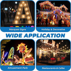 OHLECTRIC Ceramic White Night Light Bulbs (10-Pack) 11W 14 Sign Bulb, Decorative Light Bulbs, E26 Medium Base, Colorful Bulbs, Dimmable, Sign Replacement Lamp for Indoor & Outdoor Use. Avg Hours 5000