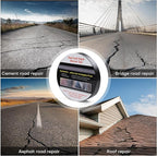 Boshen 2 Rolls 1.57in x 33 FT Asphalt Crack Tape Self-Adhesive Asphalt Crack Filler Asphalt Joint Repair for Driveway Parking Lot Roof Asphalt Cement Road(3mm Thick), No Torch Required