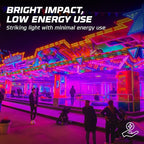 OHLECTRIC 10 Pack - S11 Ceramic Blue Night Bulbs | Dimmable | 7.5W Incandescent Light Bulb with E26 Medium Base | 40 Lumens Brightness | 2700K Warm White Light for Home Illumination