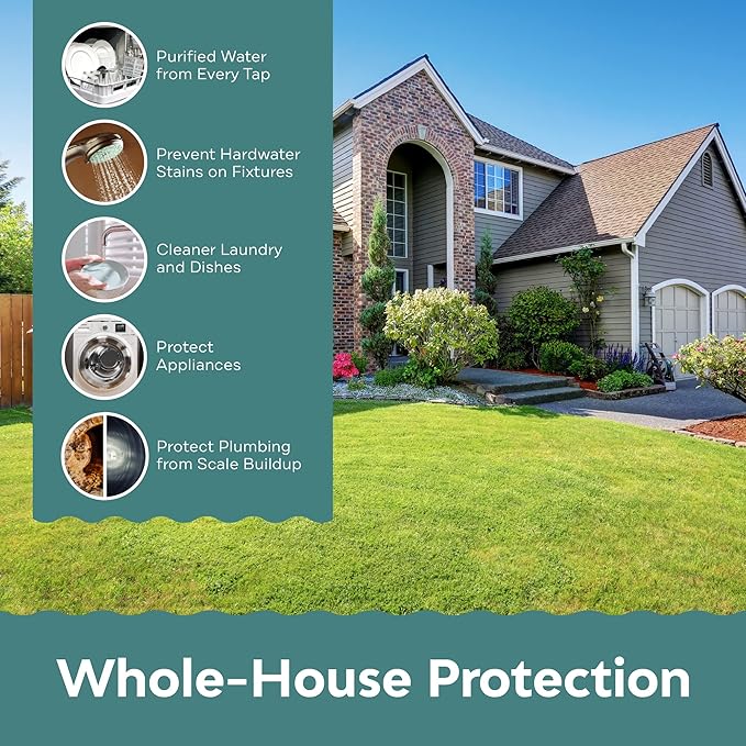 Applied Membranes Inc. Water Descaler for Tankless Water Heater and Whole-House Scale Protection