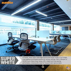 Sunlite F28T8/SP850 4 Foot T8 Linear Fluorescent Lamp, 28 Watts, 2400 Lumens, 5000K Daylight, Medium G13 Bi-Pin Base, High Performance Straight Tube, 30 Pack