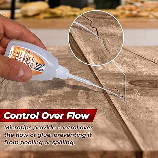 1.76 Oz. (50g) CA Glue - Thin Cyanoacrylate Based Super Glue for Woodworking - Model Car Adhesive, Strong Bonds in Model Airplane, Wood Projects. Fast Drying, Instant Wood Bond