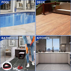 Triangle Scrub Brush Head — Aftermarket Replacement for 2‑Tank Snap‑On Spin Mop Systems, Full Bristles & Angled Scrub Panel for Corners & Edges — 2‑Pack