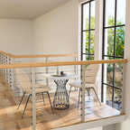 30-Pack Cable Railing Kit T316 Stainless Steel Adjustable Angle Cable Railing Hardware for Wood Posts,Black