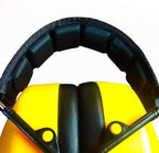 DECIBEL DEFENSE Professional Safety Ear Muffs - 37dB NRR - The HIGHEST Rated & MOST COMFORTABLE Ear Protection for Shooting & Industrial Use - PROFESSIONAL HEARING PROTECTION (SAFETY YELLOW)