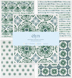 ELYN Swedish Dishcloths, Reusable & Washable Sponge Cloths, Absorbent Cleaning Paper Towels for Kitchen, Dishes, Counters and More, 5 Pack, Assorted Bohemian Patterns