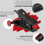 Quick Release Fire Extinguisher Mounts - 2-Pack Car Fire Extinguisher Holder Brackets for Vehicle Jeep Wrangler JT, TJ, JL, JKU, UTV, Polaris RZR, Ranger, Can-Am X3, Yamaha – Corrosion-Resistant