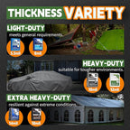 RAINDEWAY Tarps Heavy Duty Waterproof 20x30 Feet,10.5 Mil Waterproof Tarps for Outdoors,Multipurpose Poly Tarp Cover with Metal Grommets and Reinforced Edges,Green/Blue