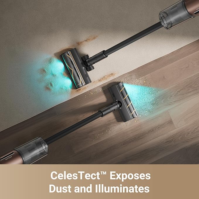 DREAME Z20 Cordless Vacuum Cleaner, Smart Vacuum Cleaner with 250AW Powerful Suction, Up to 90 Minutes Runtime, Versatile for All Surfaces, Handheld Feature for Hard Floors, Carpets & Sofas