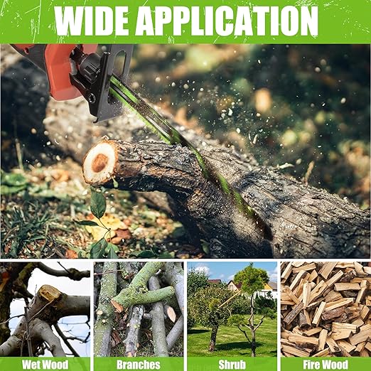 9.5-Inch Wood Pruning Reciprocating Saw Blade Set with Storage Box, 6-Piece Pruner Saw Blades with 5 TPI CR-V Steel for Tree Trimming Wood Cutting