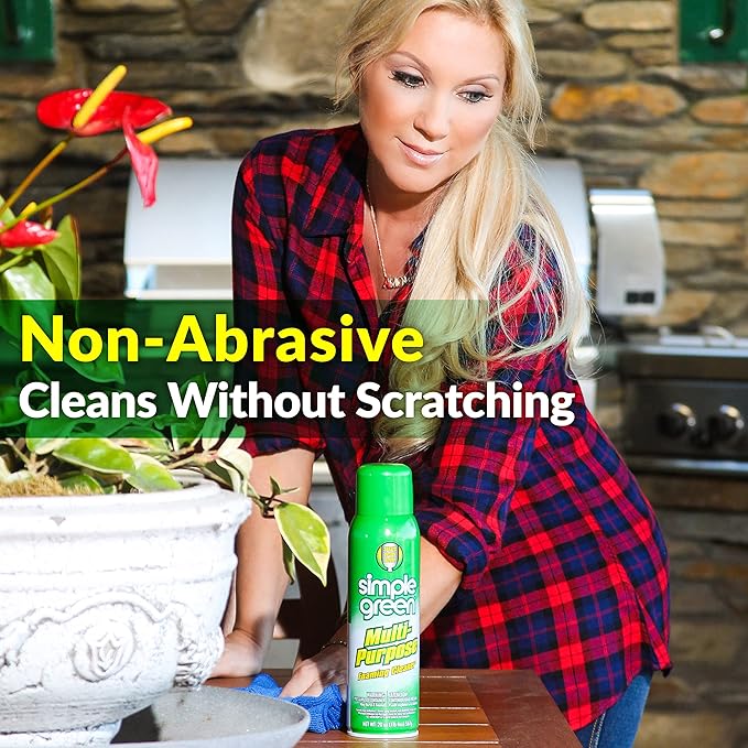 Simple Green All-Purpose Foaming Aerosol Cleaner, All-Purpose Cleaning and Degreasing, 20 Oz (Pack of 2)