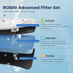 iSpring RO500-ORB Reverse Osmosis System, NSF 58 Certified, 500 GPD Under Sink RO System, Tankless Reverse Osmosis Water Filter, 2:1 Pure to Drain Ratio, White, Oil Rubbed Black Faucet