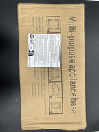 W B D WEIBIDA Appliance Dolly Cart with 4 Locking Twin Wheels Mini Fridge Stand Adjustable Furniture Mover Mobile Roller Base for Washing Machine, Dryer, Refrigerator, Laundry Pedestal