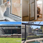 Window Screen Ultra Clear Stainless Steel Window Screen Replacement Window Screen Mesh High Light Transmission Suitable for Windows Courtyards Patio Porch Pool Door (30"x25')