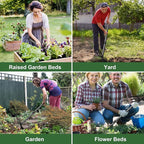 Hoe Garden Tool, 45 Inch Garden Hoe Adjustable Long Handle, 2 in 1 Garden Hoe for Weeding, Stainless Steel Weeder Tool for Yard Long Handle, Gardening Hoe for Planting, Lossening, Digging