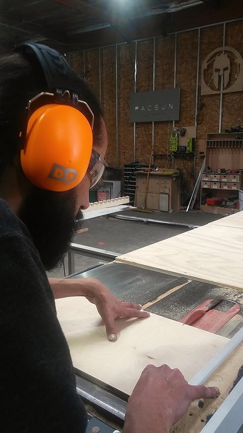 DECIBEL DEFENSE Professional Safety Ear Muffs 37dB NRR - The HIGHEST Rated & MOST COMFORTABLE Ear Protection For Shooting & Industrial Use - THE BEST HEARING PROTECTION GUARANTEED