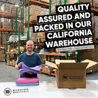 Microfiber Wholesale Cleaning Cloths | 12 Pack | 11" x 11" Reusable Towels, Wash Rags, Dust Cloth, All-Purpose: Kitchen, Dish, Cars, Shop, Glass (Blue)