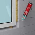 Akfix 805 Gap Filler Expanding Foam Sealant (12x25.3 Oz)- Gaps and Cracks Spray Insulation Can, Polyurethane Expanding Waterproof Sealant with Straw, for Window and Door | 25.3 Oz. 12 Pack