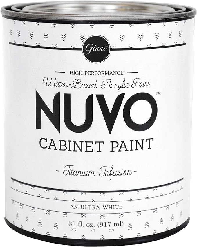 Giani Nuvo Cabinet Paint (Titanium Infusion) Quart