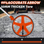 SILVEL 12 Inch Measuring Wheel, MAX9999FT Measuring Wheel in Feet and Inches, One key to Zero Rolling Tape Measuring Wheels, Orange