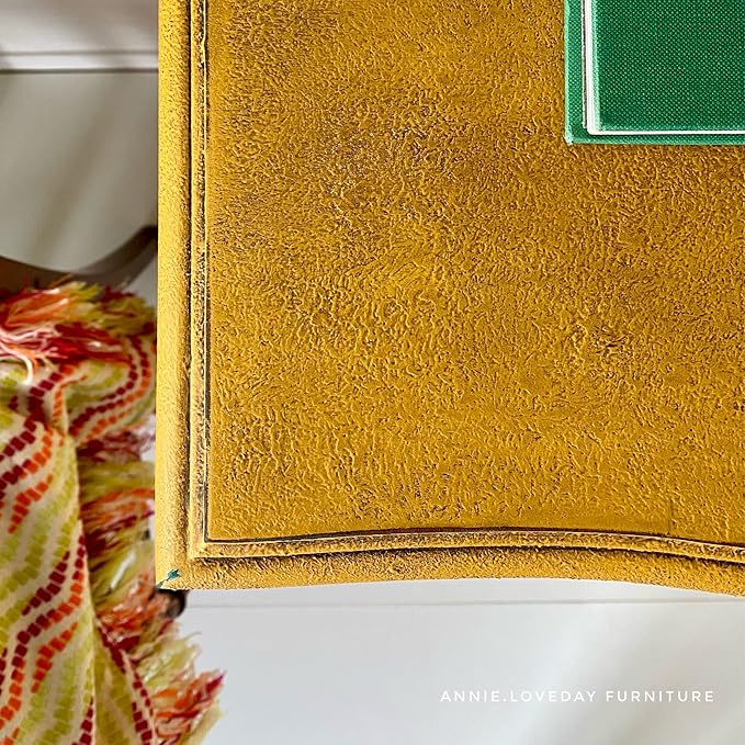 Dixie Belle Paint Company Chalk Finish Furniture Paint - Colonel Mustard (16oz) - Matte Retro Yellow Chic Chalk Mineral DIY Furniture Paint