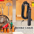 Digital Energy 6-Outlet Surge Protector Power Strip with 25-Ft Long Extension Cord, Black, ETL Listed/UL Standard