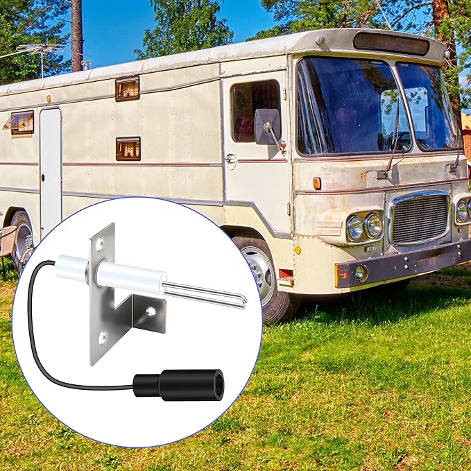 Saillong 2 Packs RV Water Heater Parts, Spark and Sensor Electrode, 2-Prong, Compatible with 93868 Atwood, Water Heater Igniter Repair Replacement Parts for RV, Camper, Trailer and More