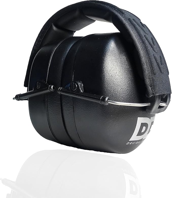 Professional Safety Ear Muffs by Decibel Defense - 37dB NRR - The HIGHEST Rated & MOST COMFORTABLE Ear Protection for Shooting & Industrial Use - THE BEST HEARING PROTECTION...GUARANTEED