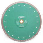 Diamond Porcelain Saw Blade - 10" Tile Blade 250MM Dry Wet Ceramic Cutting Discs with X Teeth Turbo Mesh Rim for Ceramic Tile Porcelain Granite Marble