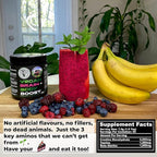 Vegan Brain & Body Boost: The Cherry On Top of A Plant-Based Lifestyle | Working Intelligence | Anti-Aging | Physical Fitness | Vegan Amino Acids - Creatine, Taurine & Beta Alanine | 40 Servings/300g