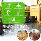 Wet Look Stone Sealer - High Gloss Paver Sealer Stone Color Enhancer Concrete Sealer with Long-Lasting Gloss Protection, Stain Proof for Interior and Exterior Slate, Driveway, Floor, Standsotne (32oz)