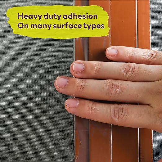 ATack Transparent Window Weather Sealing Tape, 2-Inch x 30 Yards, Clear Window Draft Isolation Sealing Film Tape- No Residue, Surface-Safe, Wood-Safe, Removes Cleanly