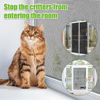 48in x 100ft Window Screen and Screen Door Mesh .Fiberglass Screen Doors for Patio and Window .for DIY Repair Or Reinstallation of Screens and Doors Black