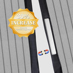 Magnetic Screen Door - Self Sealing, Heavy Duty, Hands Free Mesh Partition Keeps Bugs Out Let Breeze in- Pet and Kid Friendly - Keep Open Feature (Black, Fit Door Size 30 x 80 Inch)