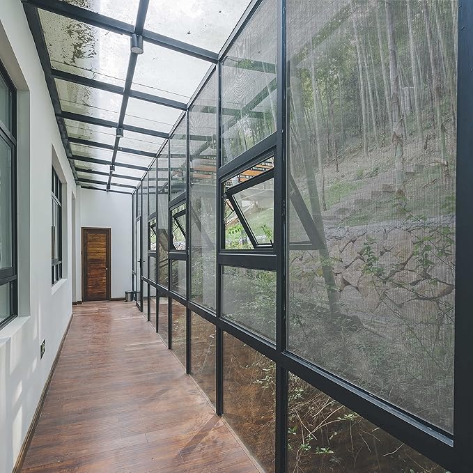 Fiberglass Screen Mesh 36"x84", Doors and Window Screen with Rolling Tools Screen Retainer Spline 0.14"×30', DIY Custom