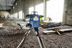 BOSCH GRL4000-80CHVK REVOLVE 18V Connected Self-Leveling Horizontal/Vertical Rotary Laser Kit, Includes CORE18V 4 Ah Battery & Charger, Tripod, Grade Rod, Receiver, Carrying Case, & Accessories
