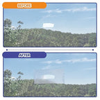 KING MOUNTAIN Grey Window Screen Repair Tape,3inX15FT Heavy Duty Screen Repair Kit for Window Screen and Screen Door Tears Holes,Strong Adhesive & Waterproof Window Screen Patch, Weather Resistant